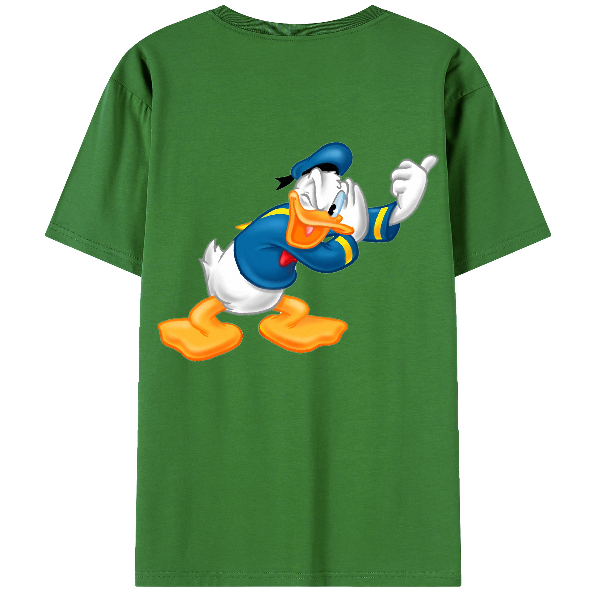 （画像用） ミッキーマウス Mickey Mouse レディース半袖Tシャツ(バックプリント)